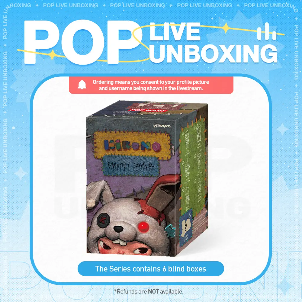 [POP NOW]Hirono Monsters' Carnival Series Figures POP MART