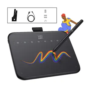 XPPen Deco 640 Graphics Drawing Tablet Beginners Tablet Support OSU Game 16384 Pressure Levels 60° Tilt compatible with Windows/Android Phone/ChromeOS/Linux for studying learning 3D Print Document Signing Distance Education Illustration