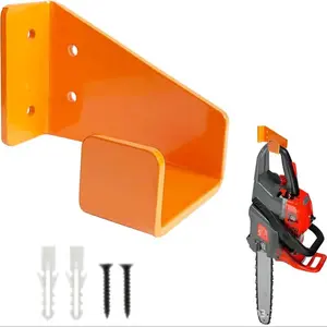 New Chainsaw Wall Mount Bracket, Heavy Duty Electric Saw Holder Storage Rack, Tool Organizer, Durable Hanging Shelf, Power Tool Organizer