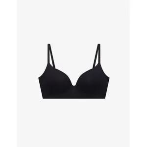 Zero Edge Wireless Push-Up Bra Black