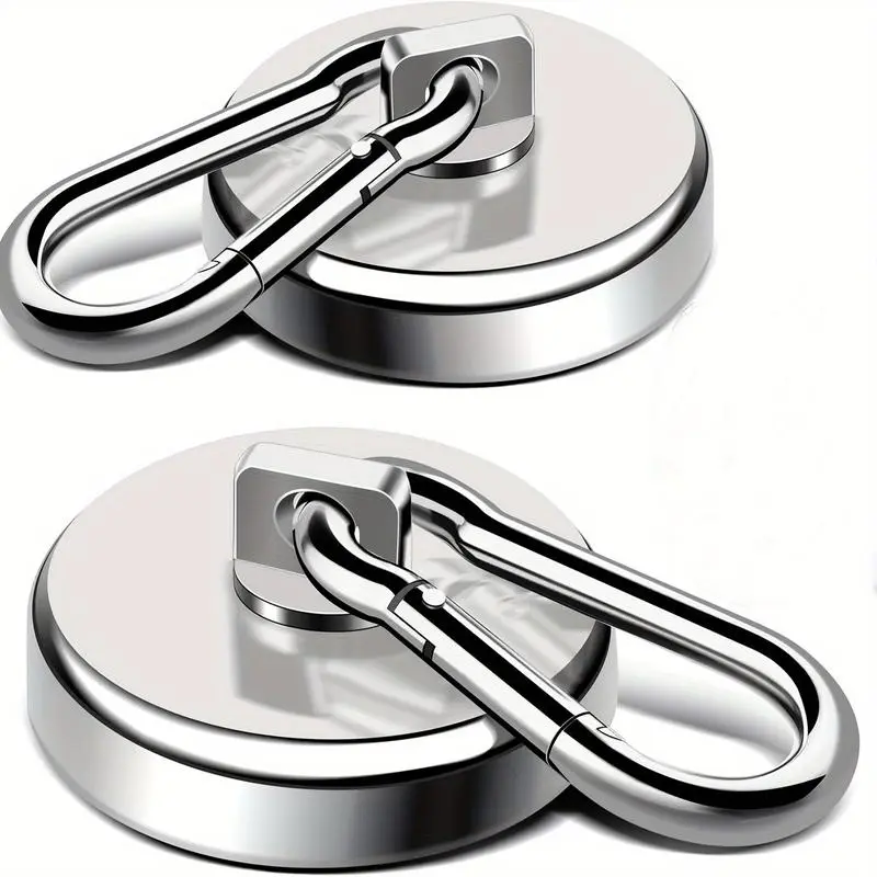 Heavy-Duty Magnetic Hooks, Removable Hooks, Garage Storage Hooks, Ideal for Grilling & Hanging, Suitable for Kitchen, Garage, Cruise Use, Space-Saving Organizers, Stainless Steel Hooks, Strong Magnetic Hook