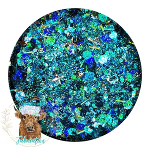 "All Jacked Up" Custom Mix / Polyester Glitter / Tumbler Glitter / Teal Glitter