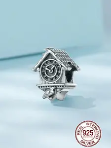 Vintage Elegant Cuckoo Clock Bead DIY Fashion Spacer Beads Accessories S925 Sterling Silver Jewelry for All Seasons