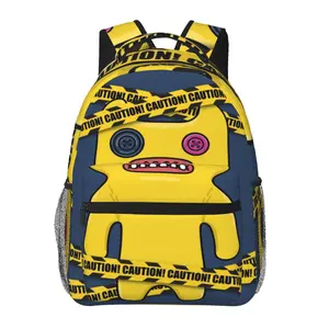 Cartoon Fuggler Plush Backpack Large capacity lightweight Fuggler Reckless Runner Shoulder Bag Multi-Purpose Funny Ugly Monster Laptop Bookbag for Men Women  Ideal for Work Camping Travel, family & friends commemorative gift