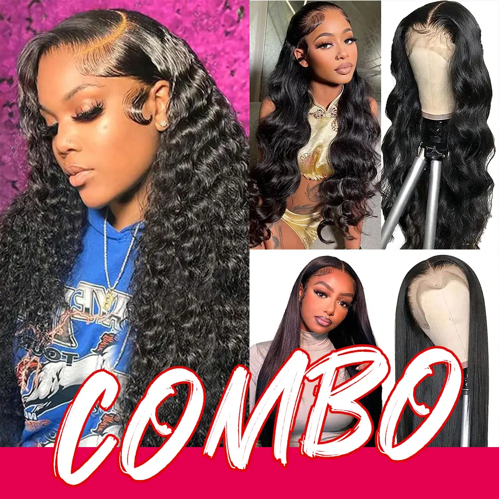 26‘’deep wave +26‘’body wave+26‘’straight wig