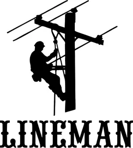 Lineman Electrician Power Worker Man Car Truck Window Laptop Vinyl Decal Sticker