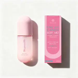 4D Pink Candy Body Spray, long-lasting sweet candy fragrance, free from propyl paraben and butyl paraben, lightweight non-sticky everyday perfume, 3.3 liquid ounces (approx. 100 mL)