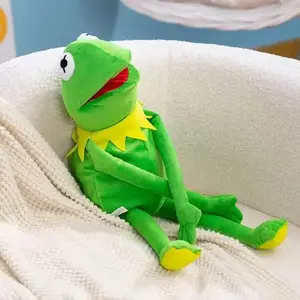 60cm Hollywood Star Frog Kermits Plush Doll Soft Stuffed Frogs Hand Puppet Toy Baby Children Christmas Halloween Gifts