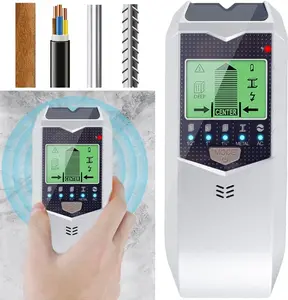 5 IN 1 Stud Finder Wall Scanner, Enhanced Accuracy High Stability Electronic Detector for Wall Wood Metal Studs, Stud Sensor Beam Finders for Center & Edge of Wood AC Wire Metal Studs Joist Pipe