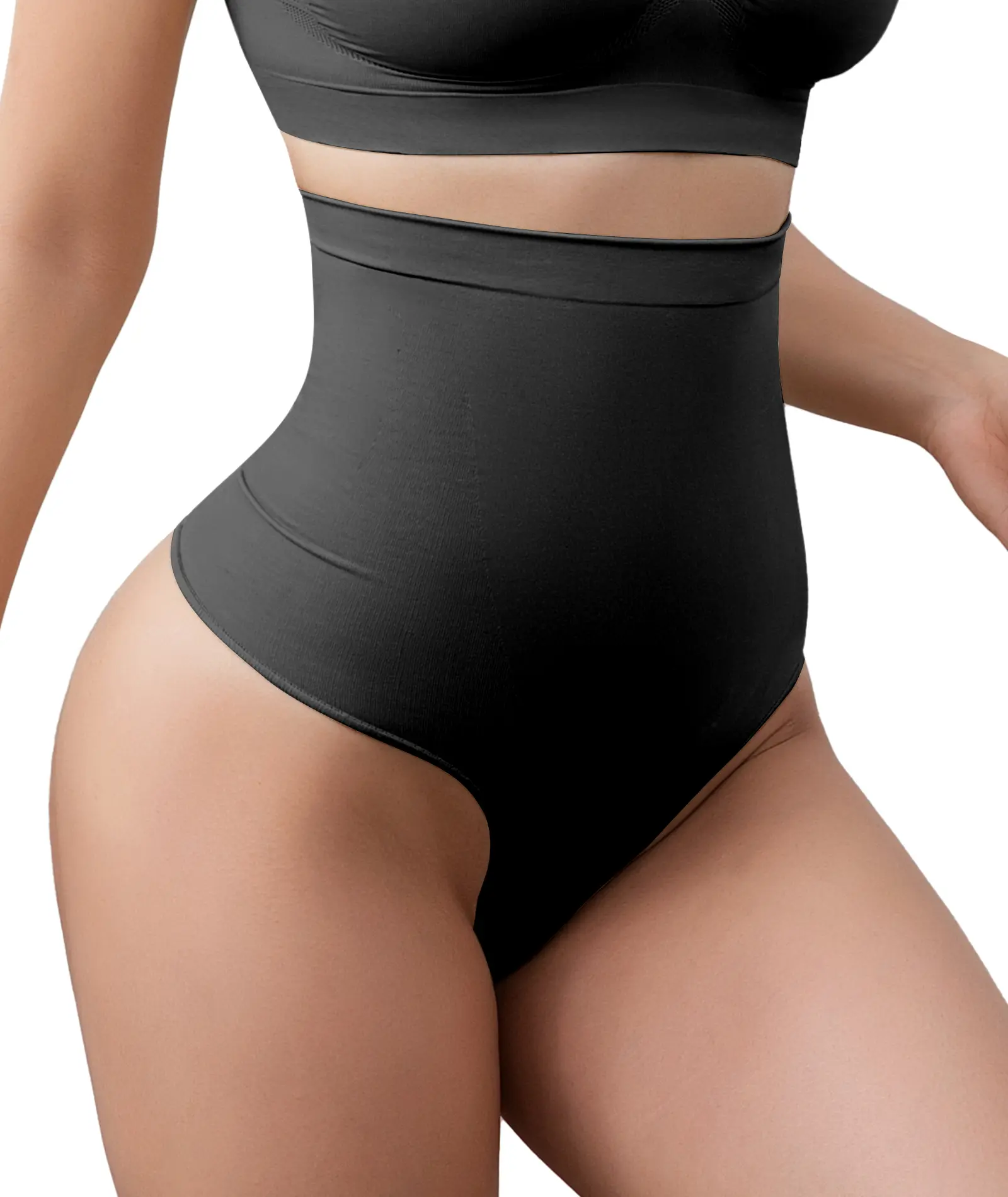 Mobeso Women's Body Shaping Underwear, Seamless High-Waisted Shapewear Shorts with Tummy Control and Butt-Lifting adjustable shaper