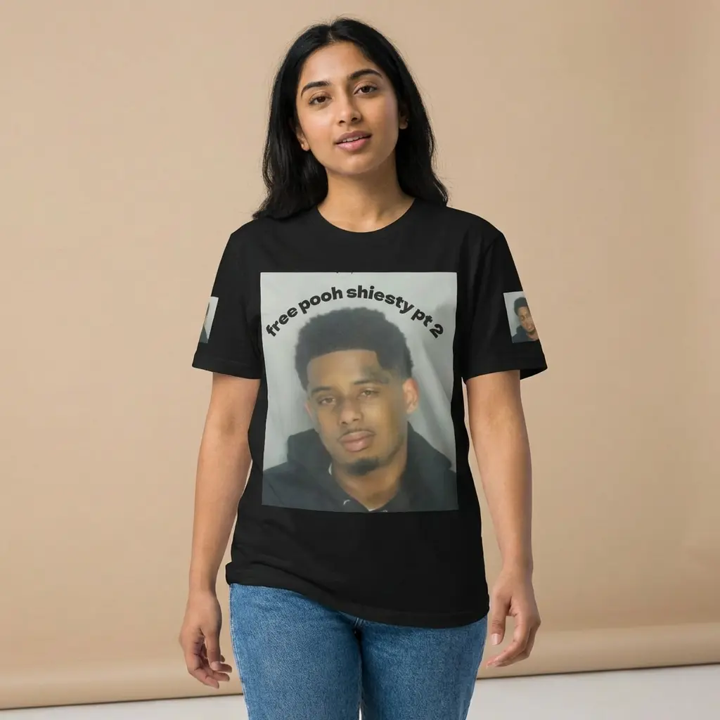 Free Pooh Shiesty Mugshot T-Shirt