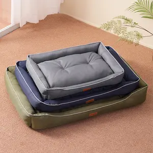 Waterproof Oxford Fabric Dog Bed, Universal All-Season Hygienic Durable Pet Nest, Medium-Large Dogs & Cats, Spring Summer Comfortable Mat