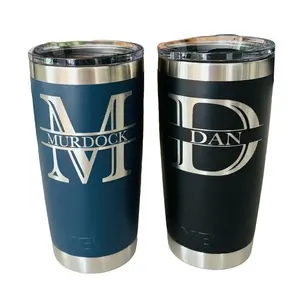 Description* Personalized YETI cup. Engraved Yeti Tumbler. 20 ounces Yeti Brand. Yeti Gifts