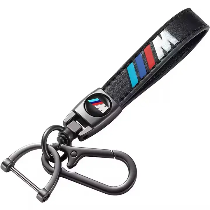 Genuine Luxury Leather M-Series Keychain