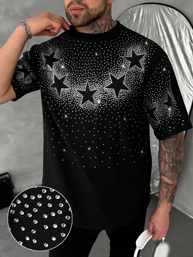 rhinestones t-shirt - TikTok Shop