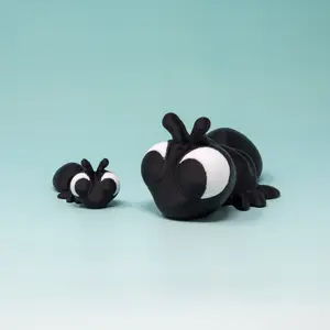 Pocket Pal Flexi Ant — Mini & Large Articulating Fidget Toy, Handmade & 3D Printed, Perfect for Stress Relief and Sensory-Friendly Play