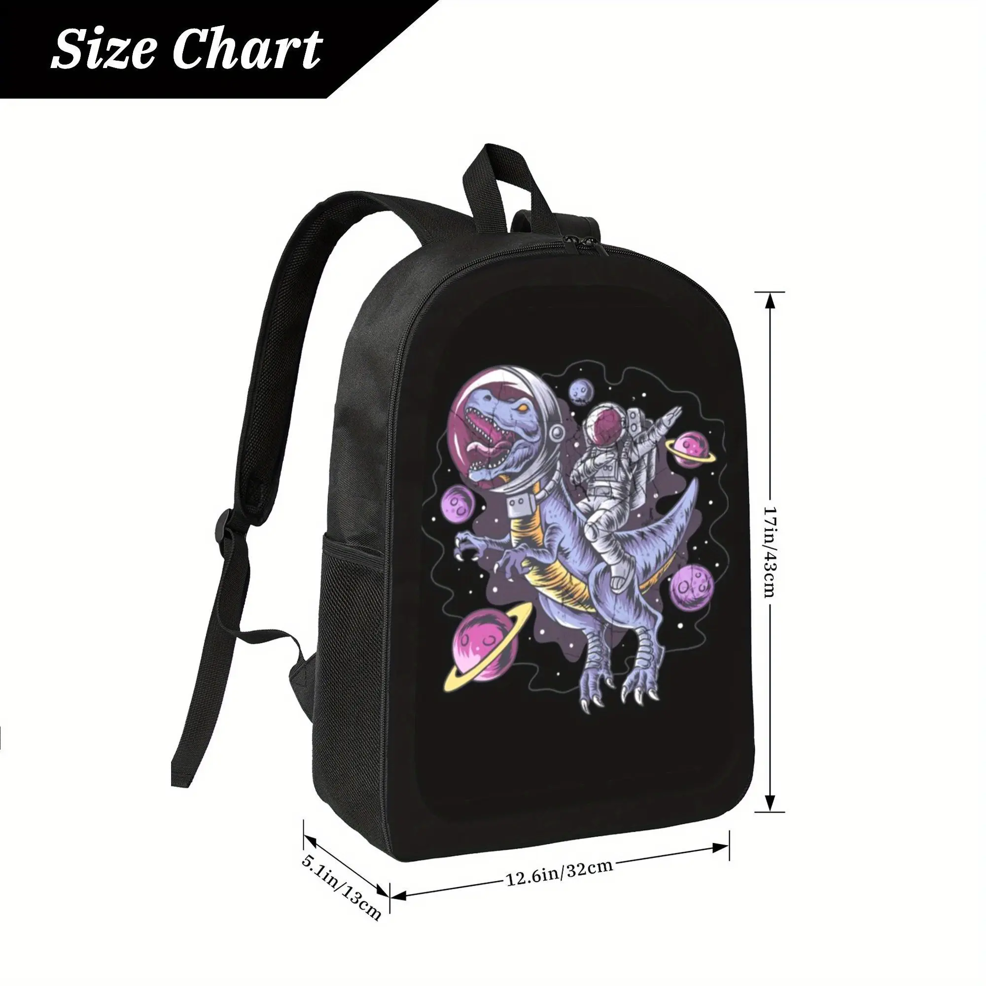 Space Force Backpack - Lightweight, Durable Travel & Hiking Laptop Bag with Vibrant Alien Creature Design, Adjustable Shoulder Straps, and Zipper Closure, Perfect for School, Work, or Outdoor Adventures, School Backpack |   Space Theme Bag |   Durable Ox