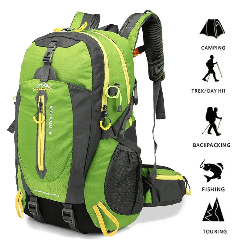 Hiking backpack 40L packable hiking backpack for men and women waterproof lightweight folding camping backpack