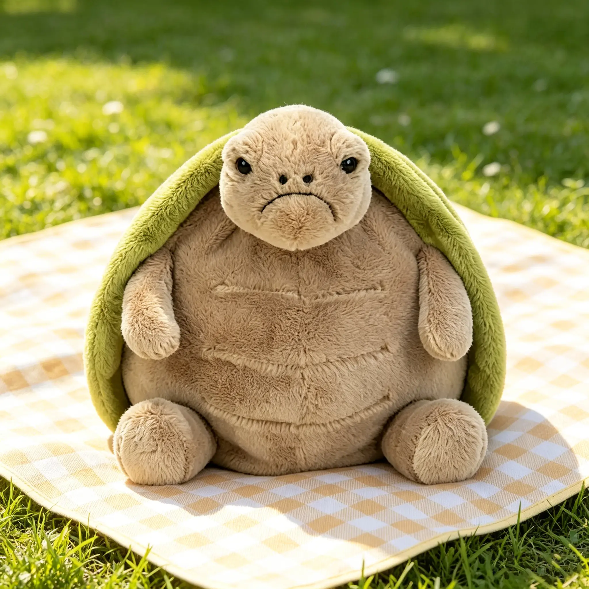 28CM Soft Fluffy Timmy Turtle Stuffed Animal, Fluffy Fabric Stuffed Toy Decor, Ideal Gifts for Girlfriend for Valentine’s Day & Christmas Gifting, Stuffed Animals