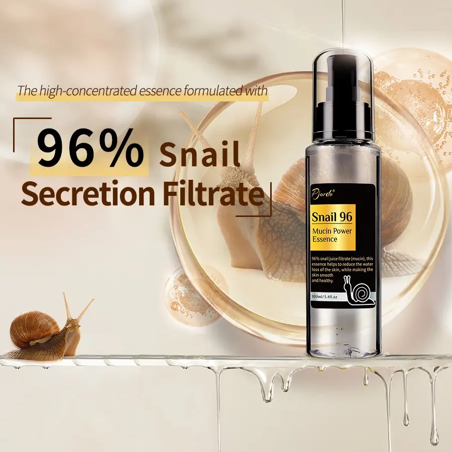 96% Snail Mucin Repair Moisturizing Hydrating Face Glow Serum, Cosmetics Serum, With Snail Secretion, For Dull Skin & Fine Lines, 100ml / 3.34fl oz