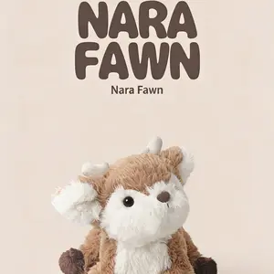 Cute Deer Plush Toy, Sleeping Pillow Doll, Girl's Small Plaything, Birthday Gift, Soft Stuffed Animal, Kawaii Stuffed Animals, Perfect Present for Kids, Soft Cuddly Gift, Soft Adorable Stuffed