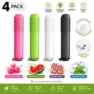 Chewable Fidget Toy, Soft Sensory Chew Toy for Biting, Holding & Stress Relief, Calming Oral Sensory Aid