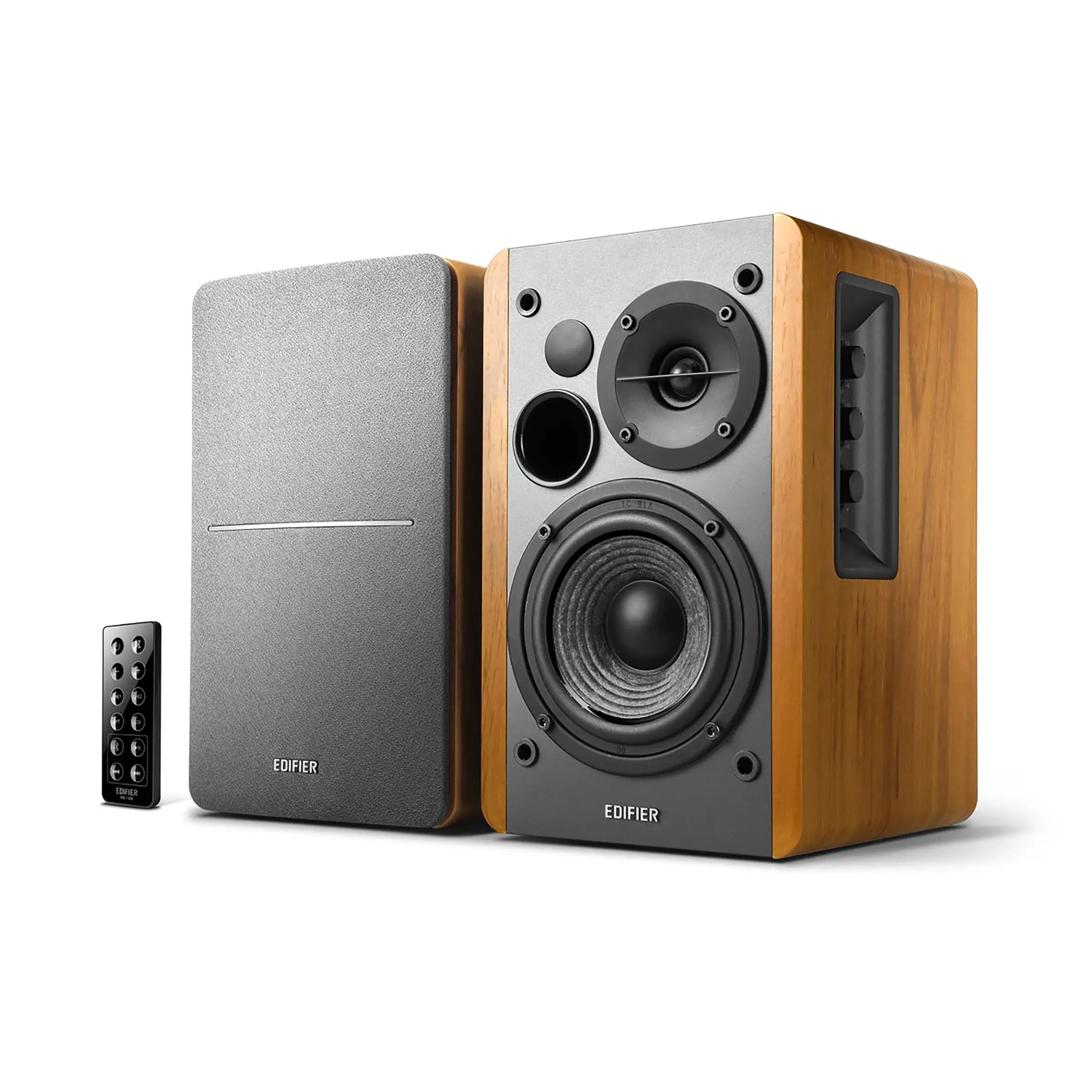Edifier: R1280DB Powered Speakers w/ Bluetooth - Wood Brown Edifier: R1280DB Powered Speakers w/ Bluetooth - Wood Brown