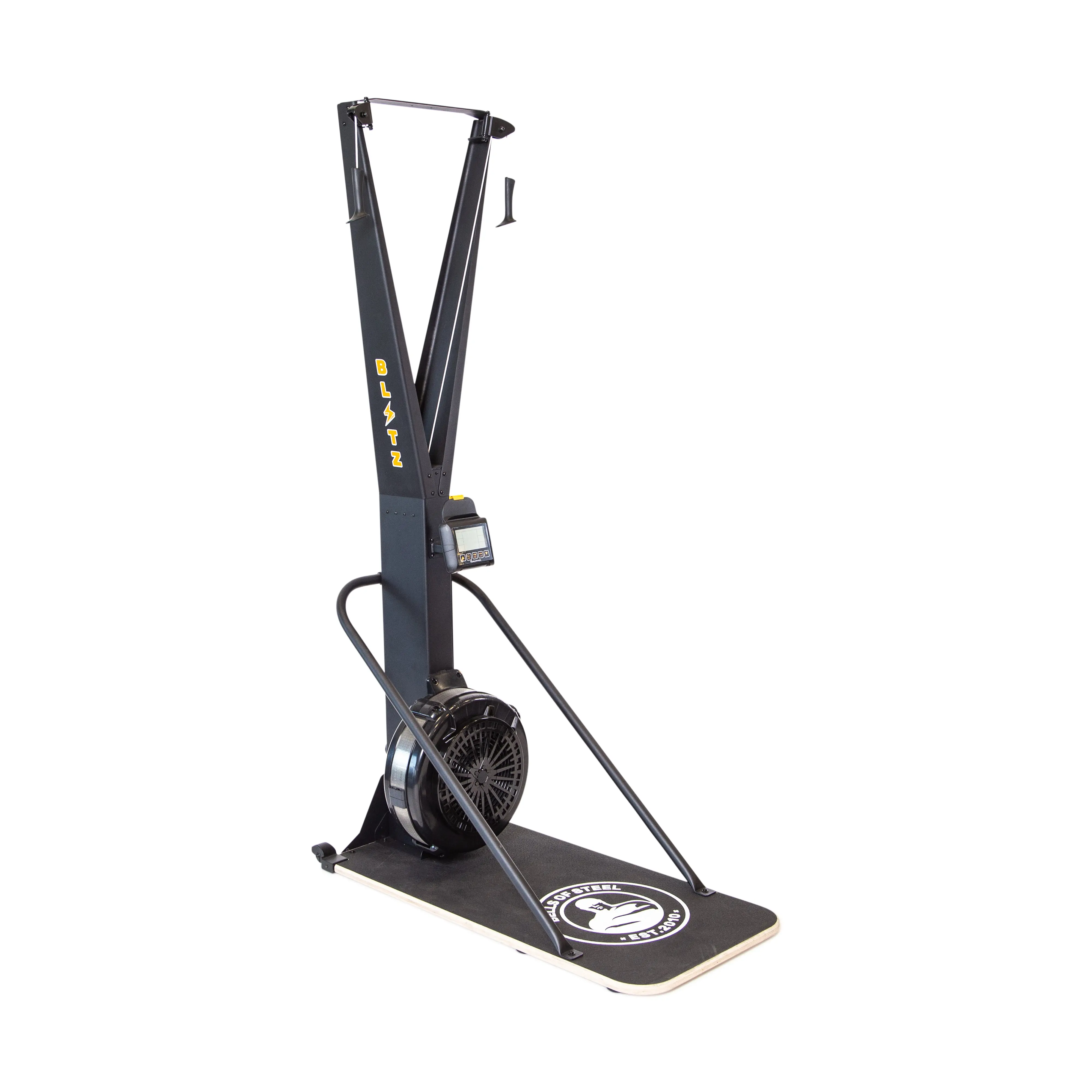 Bells of Steel Blitz Ski Trainer - Adjustable, Joint-Safe Cross-Country Ski Machine with Floor Stand, Economical Home Workout Equipment for Full-Body Training, Cross-Train, Unisex