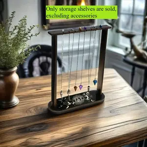 [Wooden Pendulum] Wooden Pendulum Display | Witch Decoration for Halloween, Desktop Decorative Ornament, Room Decor Ornament