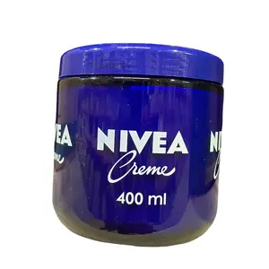 NIVEA Creme Body, Face and Hand Moisturizing Cream with Provitamin B5 - Intensive Moisturizer for Dry Skin - Skincare - Glass Jar 400 ML