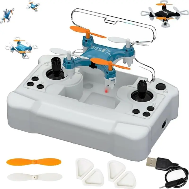 [Summervibes] Mini Remote Control Drone - Fixed-Height Quadcopter, Kids' New Electronic Toy Micro Aircraft with Accessories