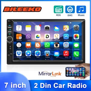 2din Smart Car Screen, Sync Phone Apps, Drive & Watch Movies, Navigation Ready, Universal Fit, Abs Material, Car Mp5 Player