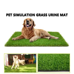 Outdoor Dog Potty Pad, Washable Pee Pads, Puppy Pads, Professional Pet Grass Mat, Easy Clean Non-Slip Training Toilet, Suitable for Small Medium Large Dogs