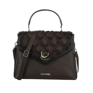 Bolsa Cuadra Dama Azteca Chocolate BOD4ARS