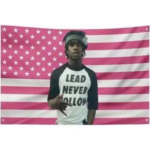 Tapestry Chief Star Keef Tapestry Pink America Funny Cameron Flag Poster for College Dorm Decor, Room Decor Merch Gift Decoration Items