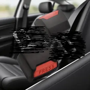 Silicone Car Seat Buckle Tightened Seat Belt Clips Universal Fit for All Vehicles Secure Durable Design Truck Red Body Screw Automotive Accessories Car Accessory