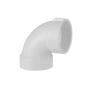2 x 1-1/2" PVC DWV 90° Reducing Elbow (HUB x HUB)