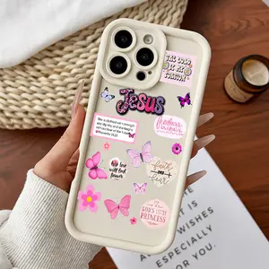 Designed for iPhone11/12/13/14/15/16/17/promax/x/xs/xr/xsmax CaseFaith & Grace Stickers Soft Durable TPU Protective Cover CASE, Accessories, Smartphone, Cellphone