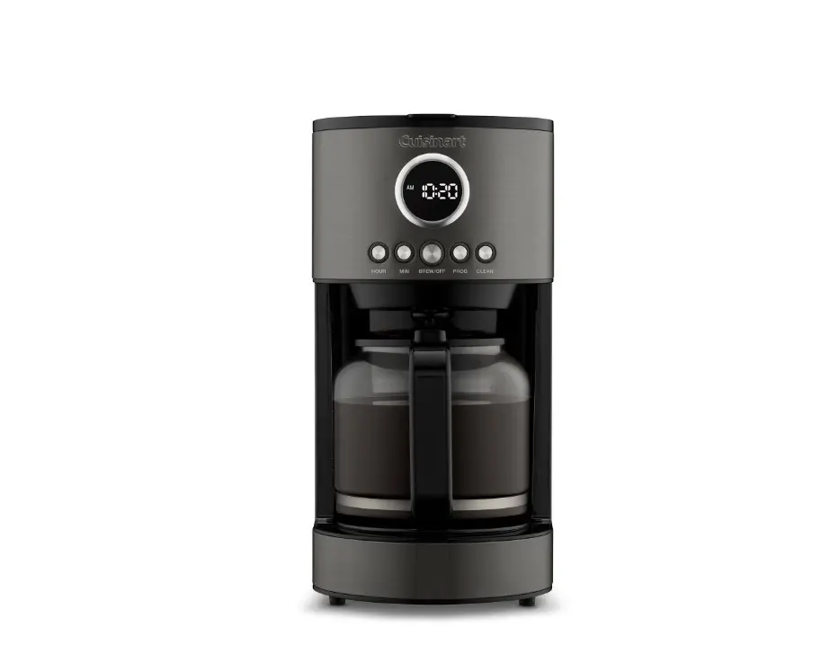 Cuisinart Stainless Steel 12-Cup Coffee Maker, Black