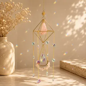 Celestial Rose Quartz Sun Catcher