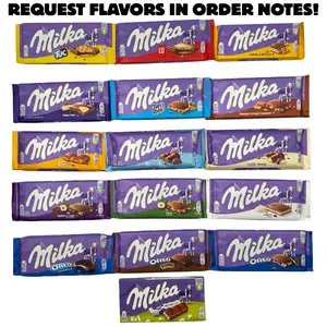 10 Milka Chocolate Bars - 10 Flavor Variety Pack - Request Flavors if You Would Like Too!