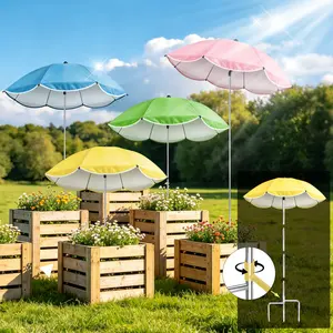 [SummerVibes] Plant care shade umbrella - reduces plant wilting and sunburn, upgraded with a 360° adjustable stand for enhanced stability, easy installation, an essential item for the care of potted plants,summervibes