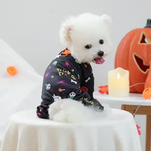 Halloween Pet Home Clothes Dog Small Breed Autumn New Cute Four-Legged Clothing Teddy Bichon Pomeranian Chihuahua Yorkie