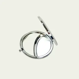 Laura Mercier Silver Mirror Compact - Double Sided, Travel Friendly, Makeup MIrror