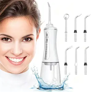 Oral Irrigator: Ideal for individuals with braces or sensitive, painful gums. Features a 360° rotating nozzle, 5 cleaning modes with memory function, and IPX7 waterproofing—making it an excellent choice for a gift.