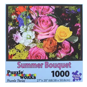 PuzzleWorks 1000 Piece Jigsaw Puzzle | Summer Bouquet