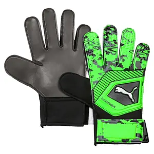 PUMA Mens One Grip 4 Goalkeeper Gloves Soccer Cleats  - Green