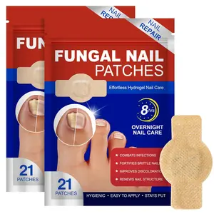 Fungal Nail Patches , Toenail Treatment Extra Strength, Nail Treatment for Thick, Discolored Nails, 8-Hour Overnight Nail Repair for Restores Damaged Nails, Safe for Sensitive Skin