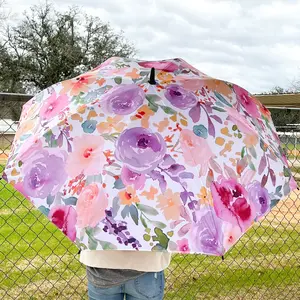 Leighton's Garden - Large Golf Umbrella