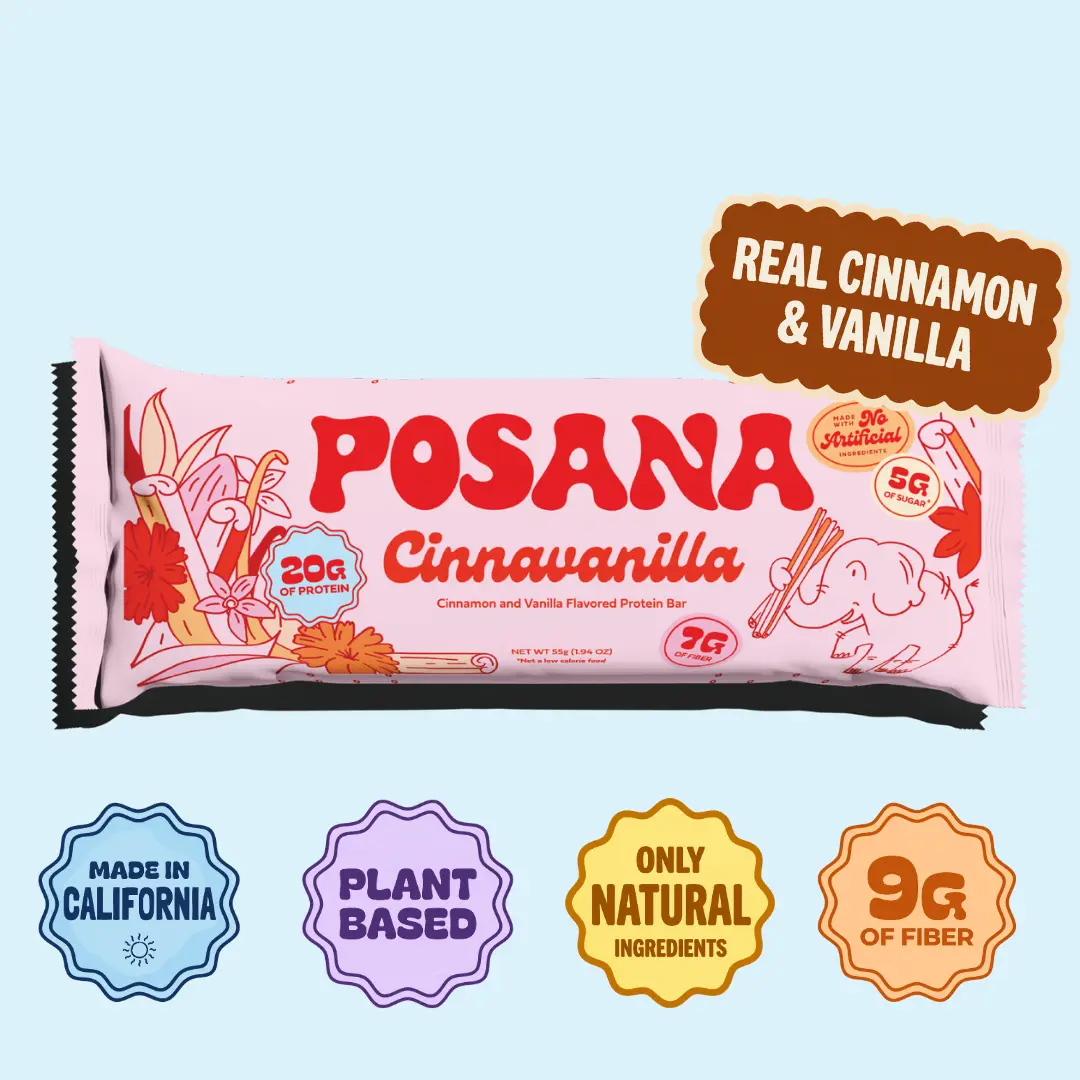 Posana Cinnavanilla Protein Bar (4-pack)